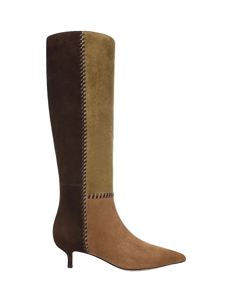 Women's Lisa 45MM Colorblocked Suede Boots Women's Lisa 45MM Colorblocked Suede Boots