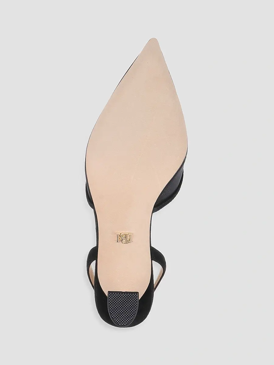 BADGLEY MISCHKA Women's Yordan 85MM Suede & Mesh Pumps - Black Suede | Thumbnail 6 BADGLEY MISCHKA Women's Yordan 85MM Suede & Mesh Pumps - Black Suede | Thumbnail 6