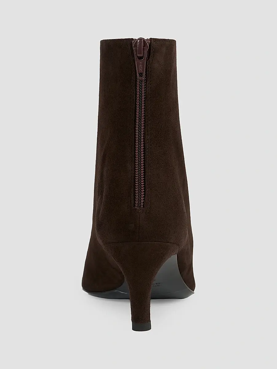 TOTEME Women's Suede Zip-Up Ankle Boots | Thumbnail 3
