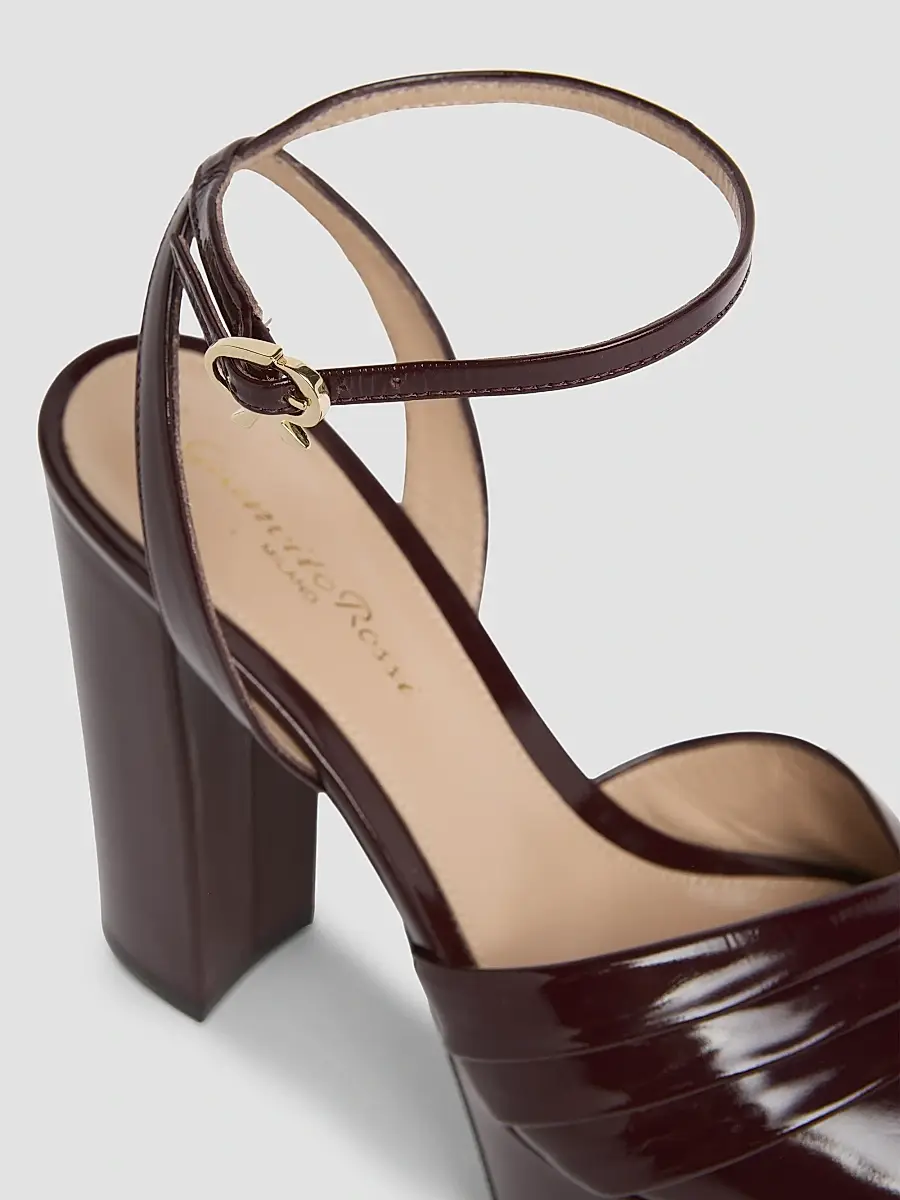 Gianvito Rossi Women's 85MM Leather Platform Sandals | Thumbnail 3 Gianvito Rossi Women's 85MM Leather Platform Sandals | Thumbnail 3