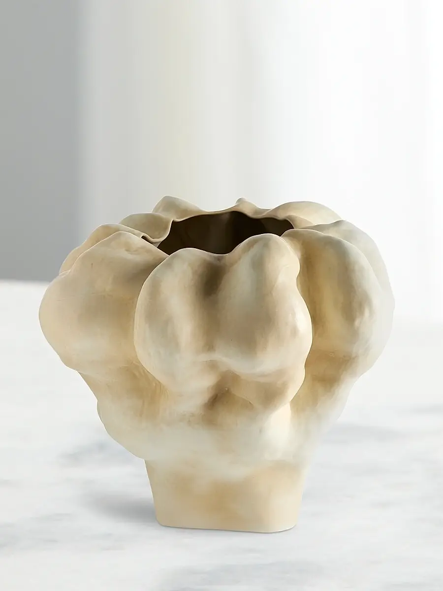 L'Objet Timna Porcelain Short Vase