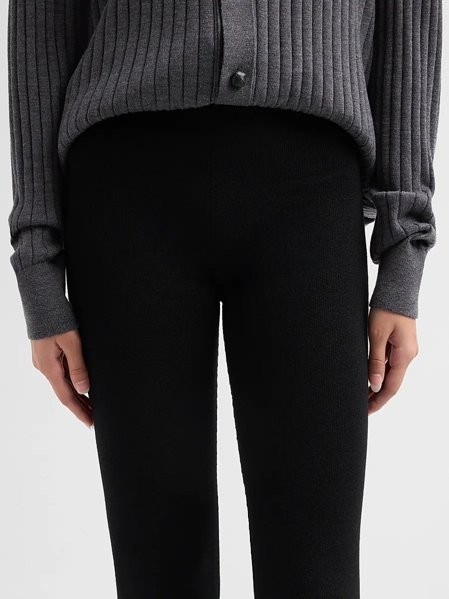 Bottega Veneta Women's Seamless Wool Leggings | Thumbnail 5