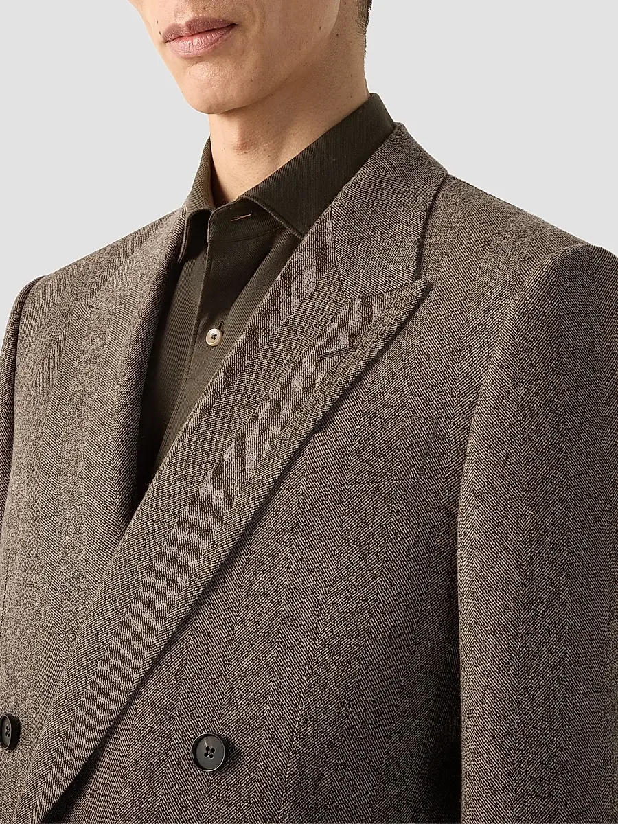 Zegna Men's Wool and Cashmere Jacket | Thumbnail 6 Zegna Men's Wool and Cashmere Jacket | Thumbnail 6