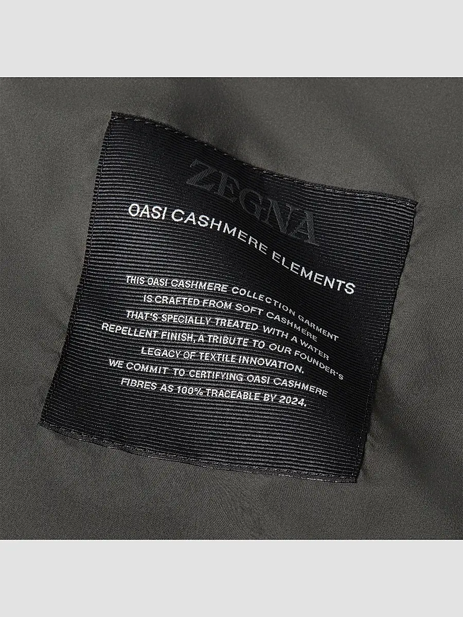 Zegna Men's Oasi Cashmere Elements Bomber Jacket | Thumbnail 4 Zegna Men's Oasi Cashmere Elements Bomber Jacket | Thumbnail 4