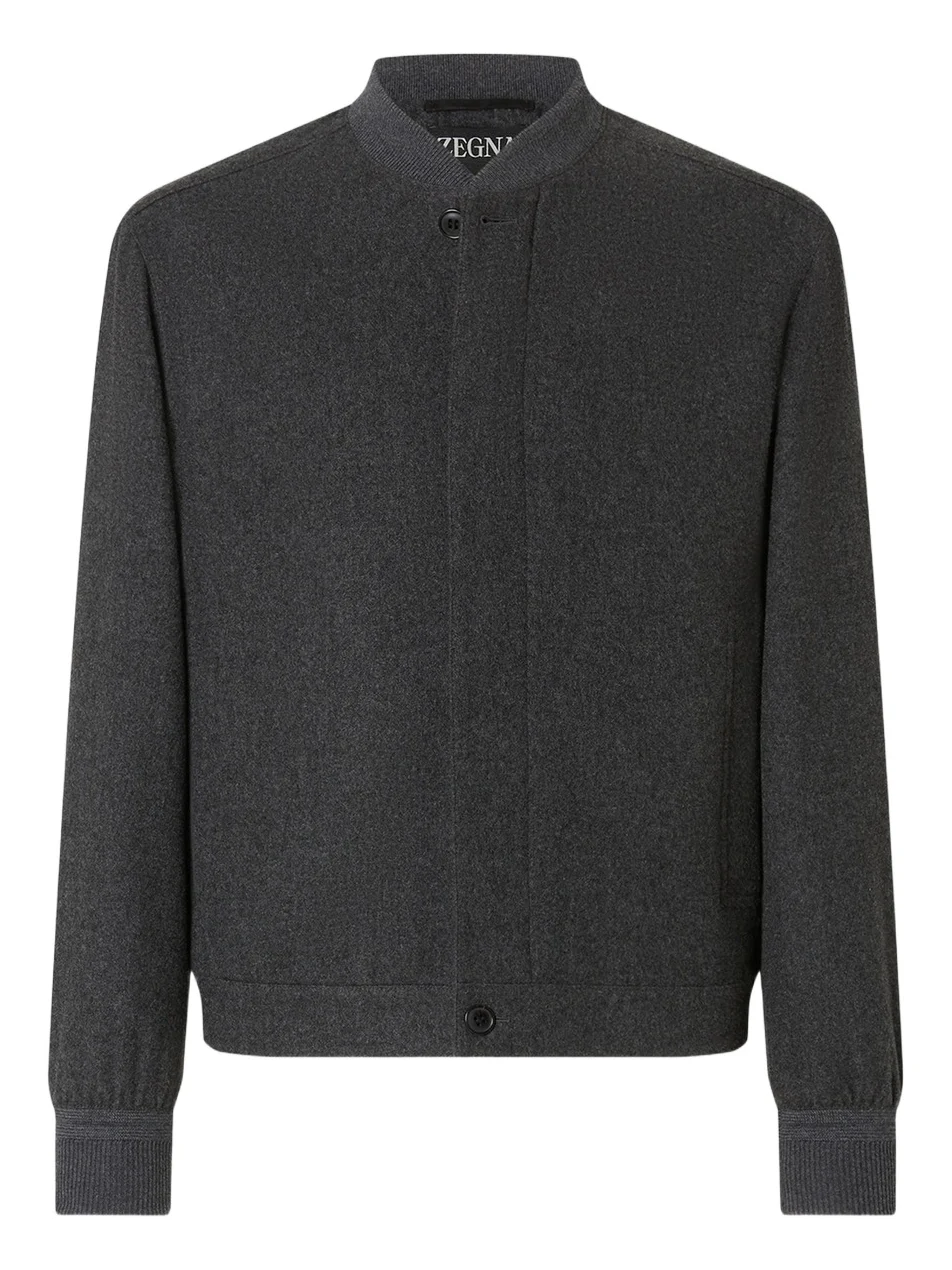 Zegna Men's Oasi Cashmere Elements Bomber Jacket