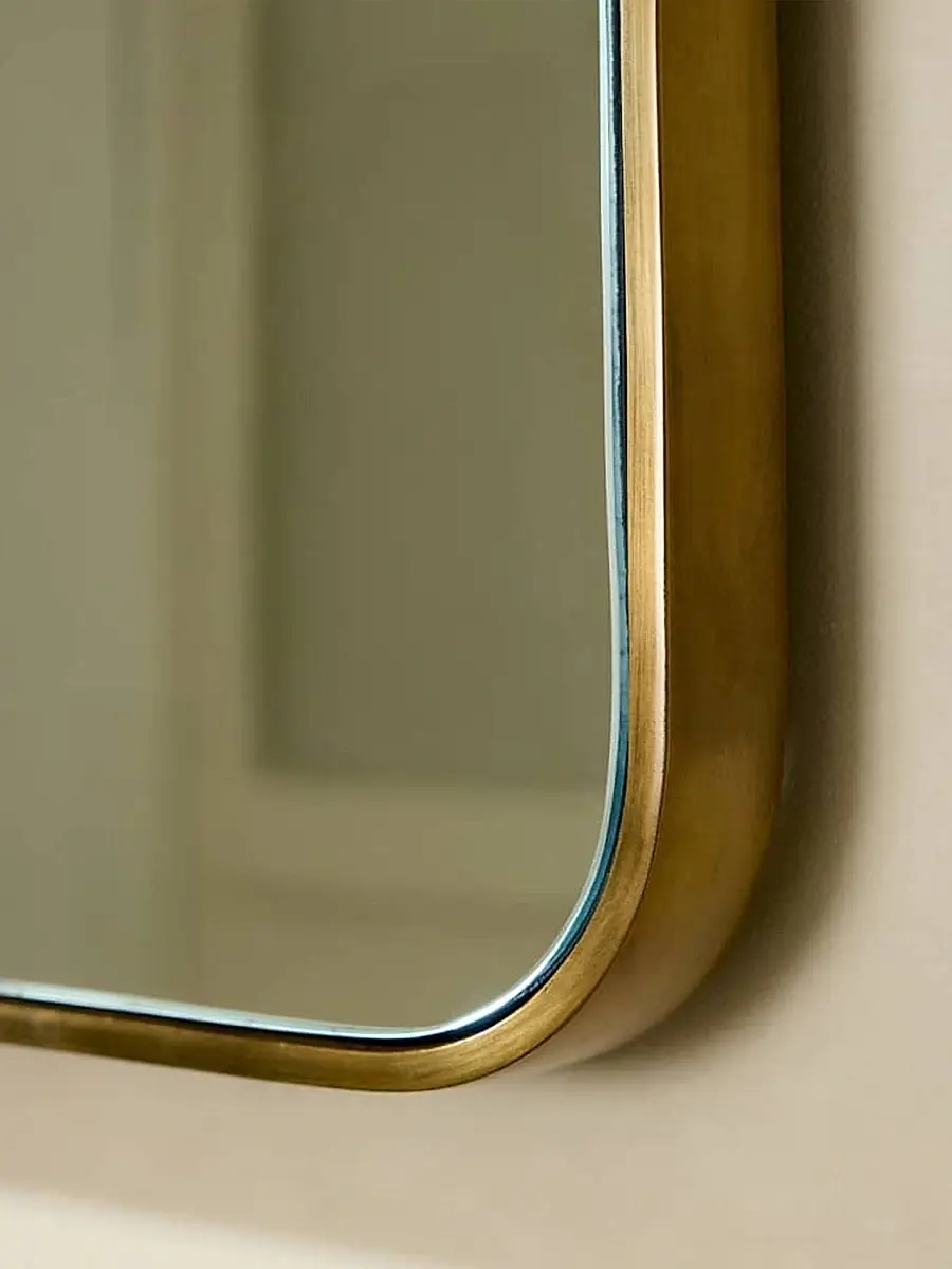 Arteriors Lennox Antique Brass Iron Irregular Mirror | Thumbnail 5 Arteriors Lennox Antique Brass Iron Irregular Mirror | Thumbnail 5