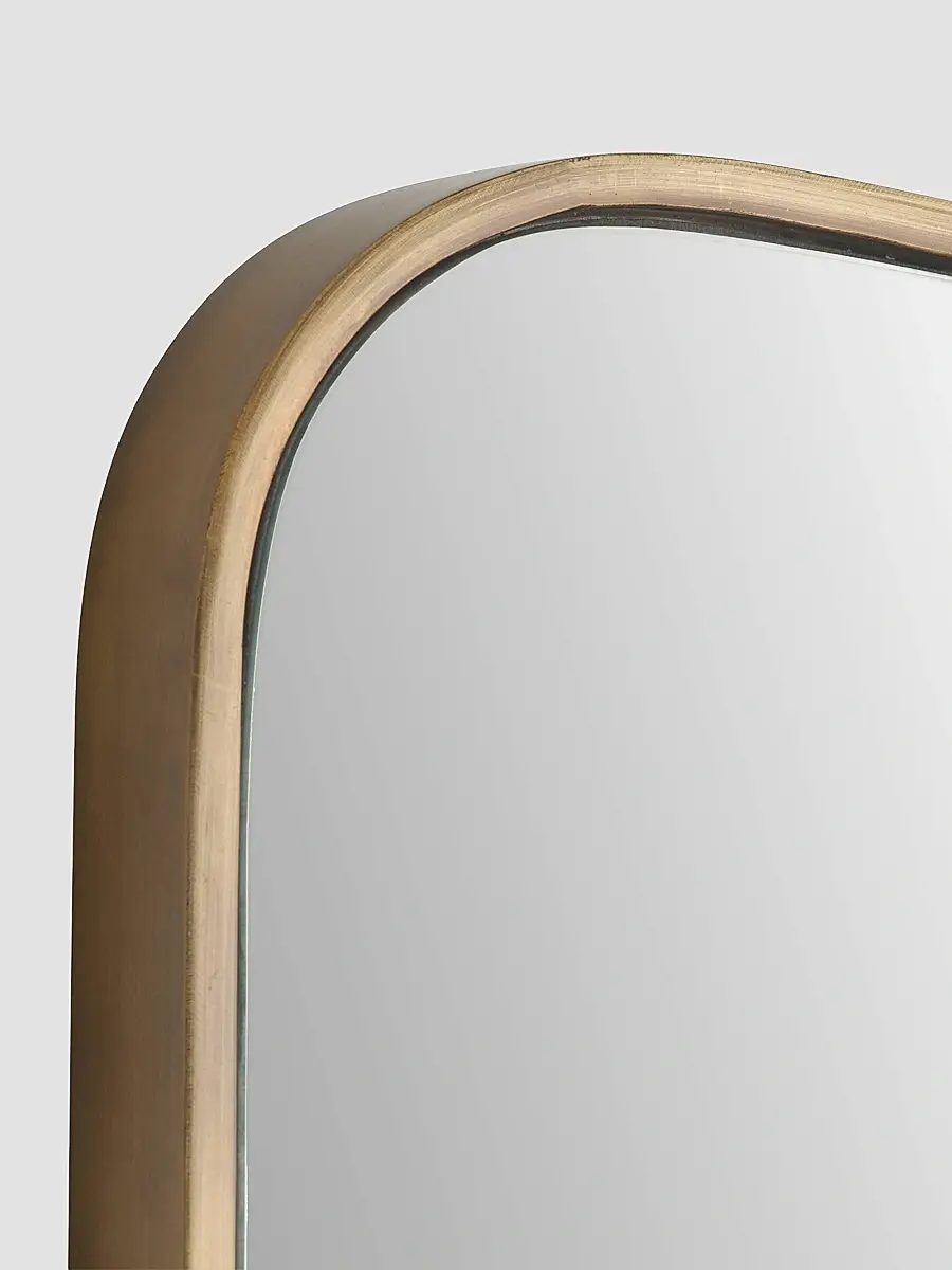 Arteriors Lennox Antique Brass Iron Irregular Mirror | Thumbnail 7 Arteriors Lennox Antique Brass Iron Irregular Mirror | Thumbnail 7
