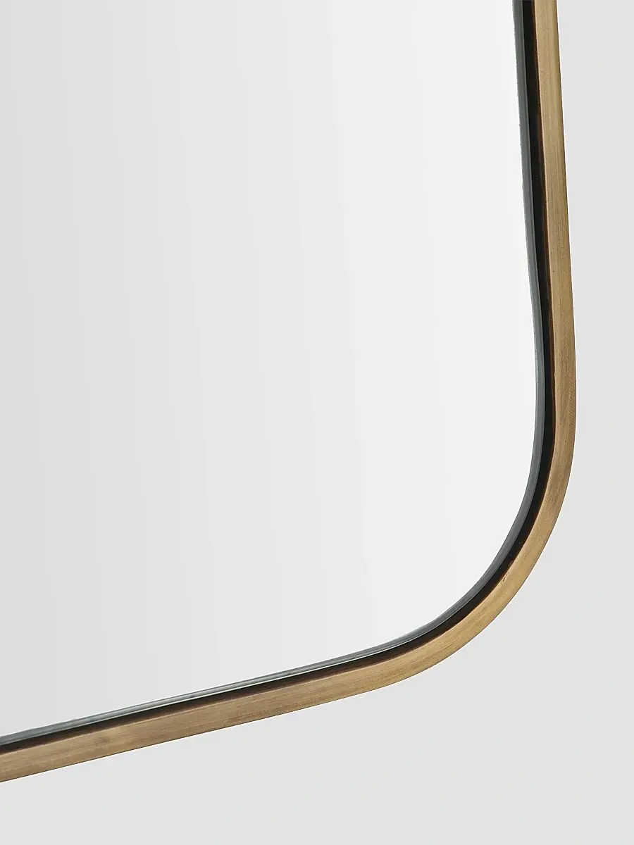 Arteriors Lennox Antique Brass Iron Irregular Mirror | Thumbnail 8 Arteriors Lennox Antique Brass Iron Irregular Mirror | Thumbnail 8