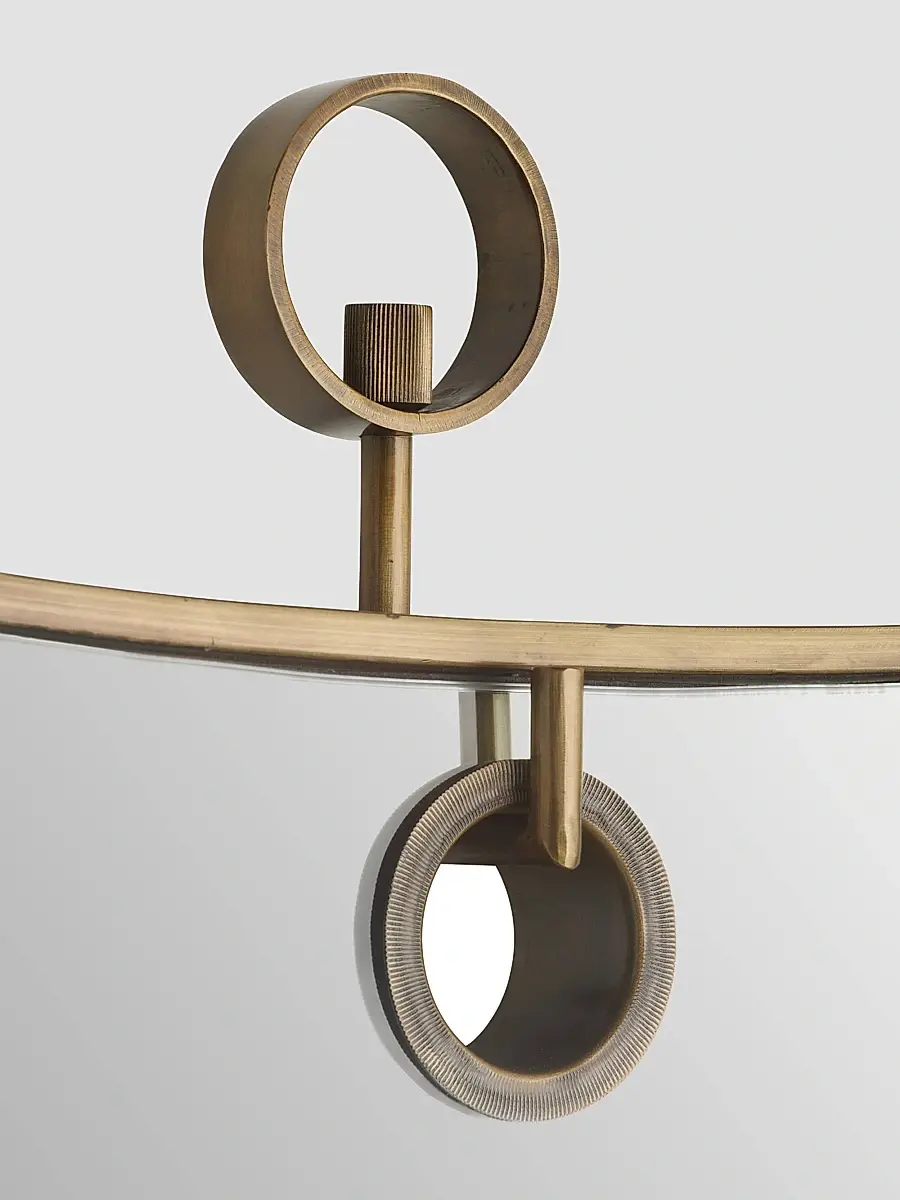 Arteriors Lennox Antique Brass Iron Irregular Mirror | Thumbnail 9 Arteriors Lennox Antique Brass Iron Irregular Mirror | Thumbnail 9