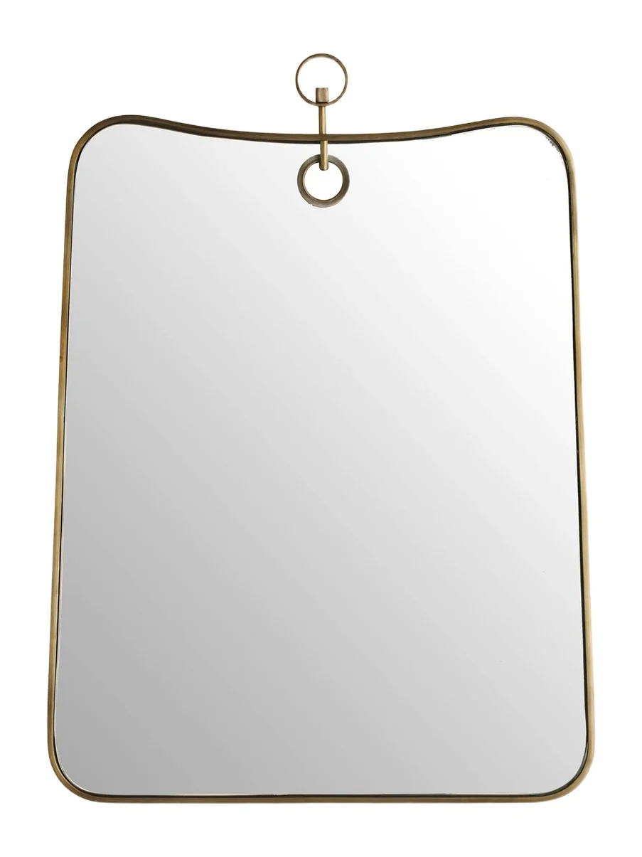 Arteriors Lennox Antique Brass Iron Irregular Mirror