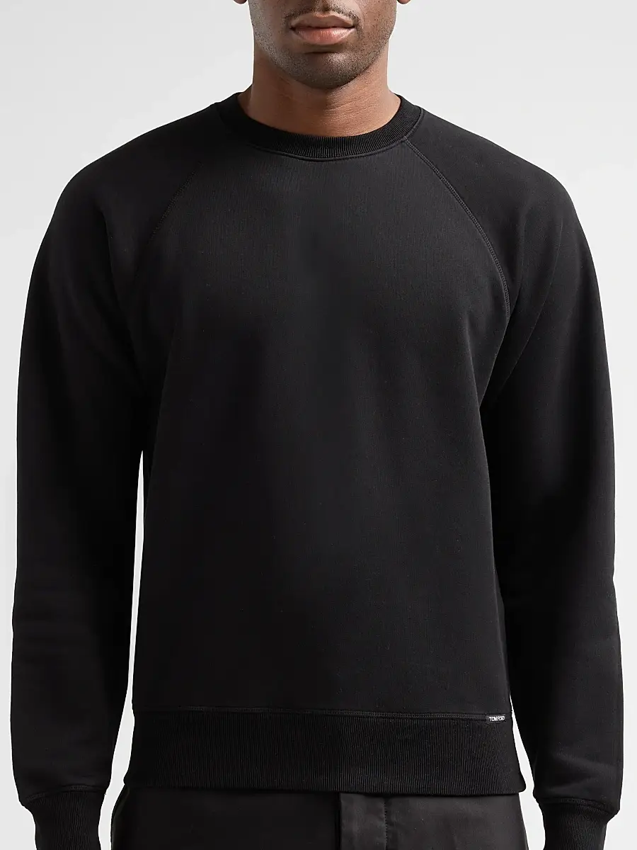 Tom Ford Men's Crewneck Cotton Sweatshirt | Thumbnail 5 Tom Ford Men's Crewneck Cotton Sweatshirt | Thumbnail 5