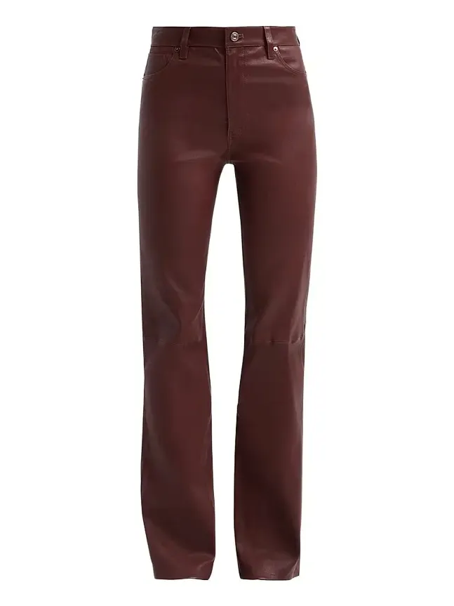 Women's Reboot Leather Straight-Leg Pants