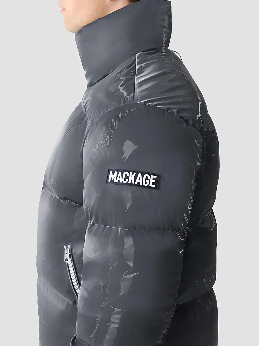 Mackage Men's Kent High-Gloss Hooded Down Jacket | Thumbnail 6 Mackage Men's Kent High-Gloss Hooded Down Jacket | Thumbnail 6