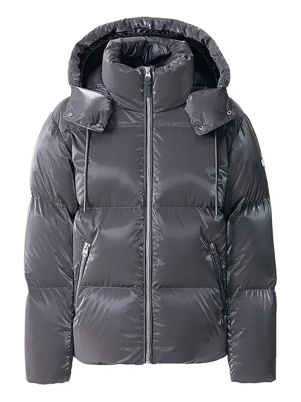 Men's Kent High-Gloss Hooded Down Jacket Men's Kent High-Gloss Hooded Down Jacket