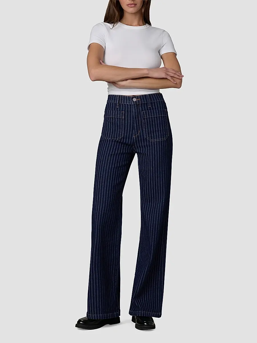 Joe's Jeans Women's The Mia Patch Pocket Striped Jeans | Thumbnail 2 Joe's Jeans Women's The Mia Patch Pocket Striped Jeans | Thumbnail 2