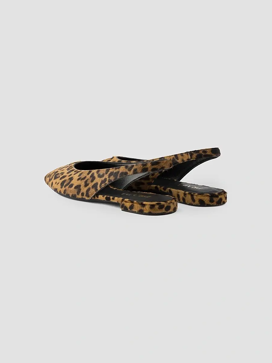 Prada Women's Printed Leather Ballerinas | Thumbnail 3 Prada Women's Printed Leather Ballerinas | Thumbnail 3
