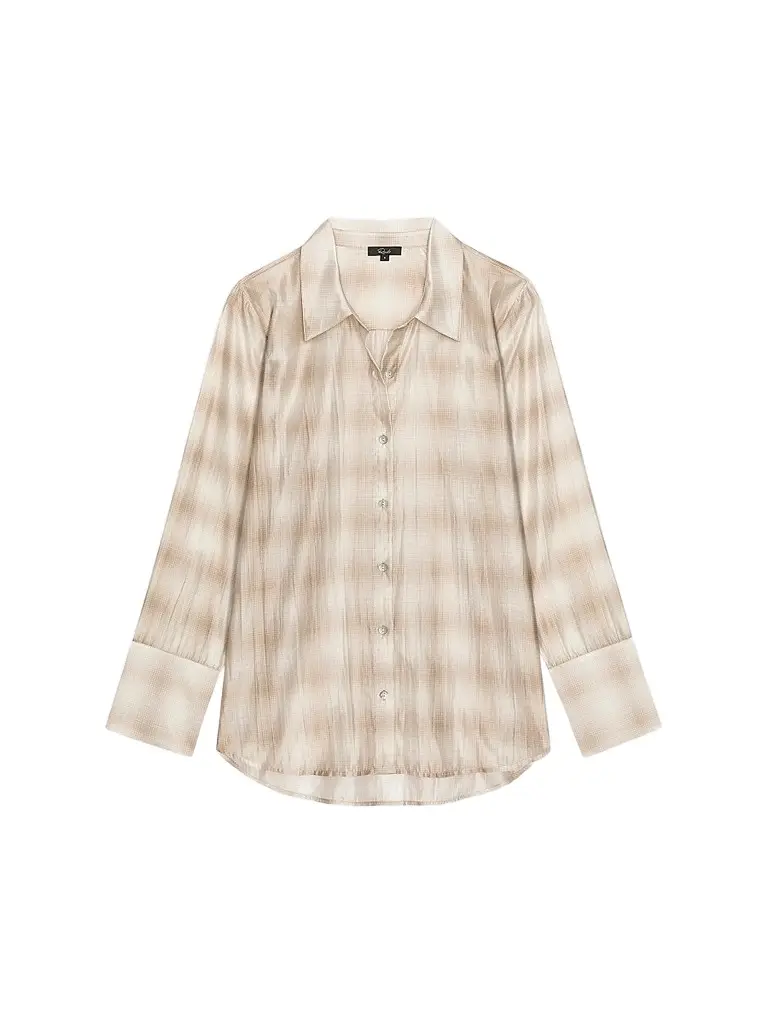 Women's Bishop Shadow-Plaid Shirt Women's Bishop Shadow-Plaid Shirt