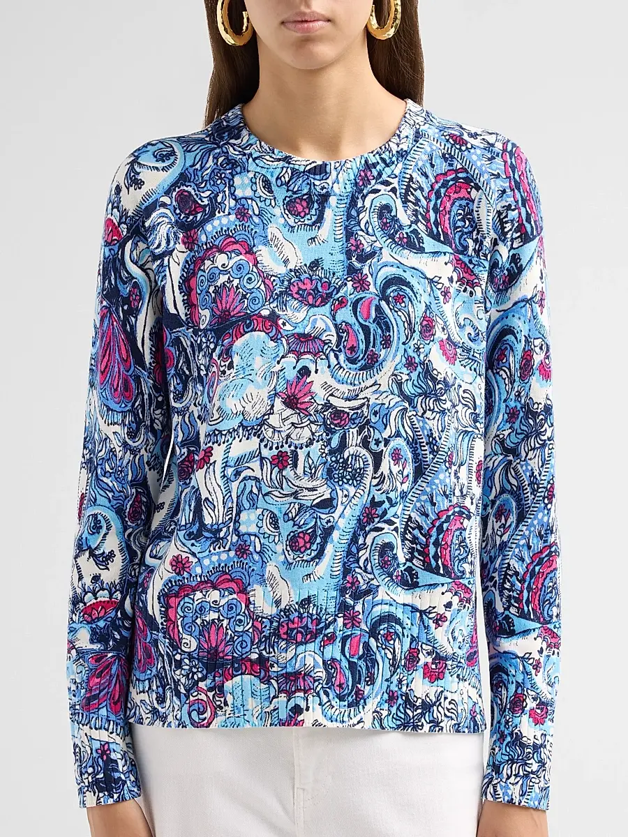 Lilly Pulitzer Women's Salima Paisley Parade Sweater | Thumbnail 5 Lilly Pulitzer Women's Salima Paisley Parade Sweater | Thumbnail 5