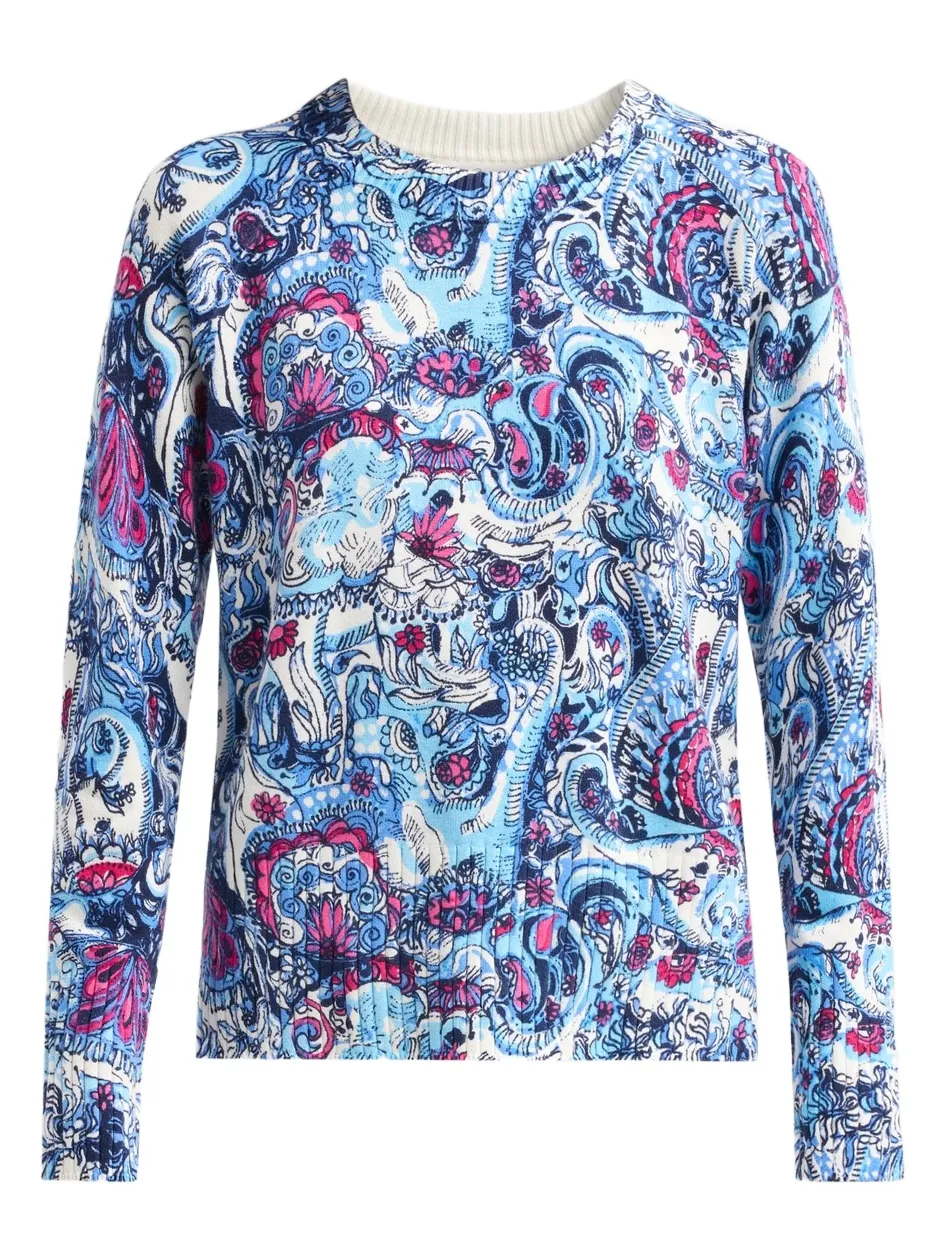 Lilly Pulitzer Women's Salima Paisley Parade Sweater