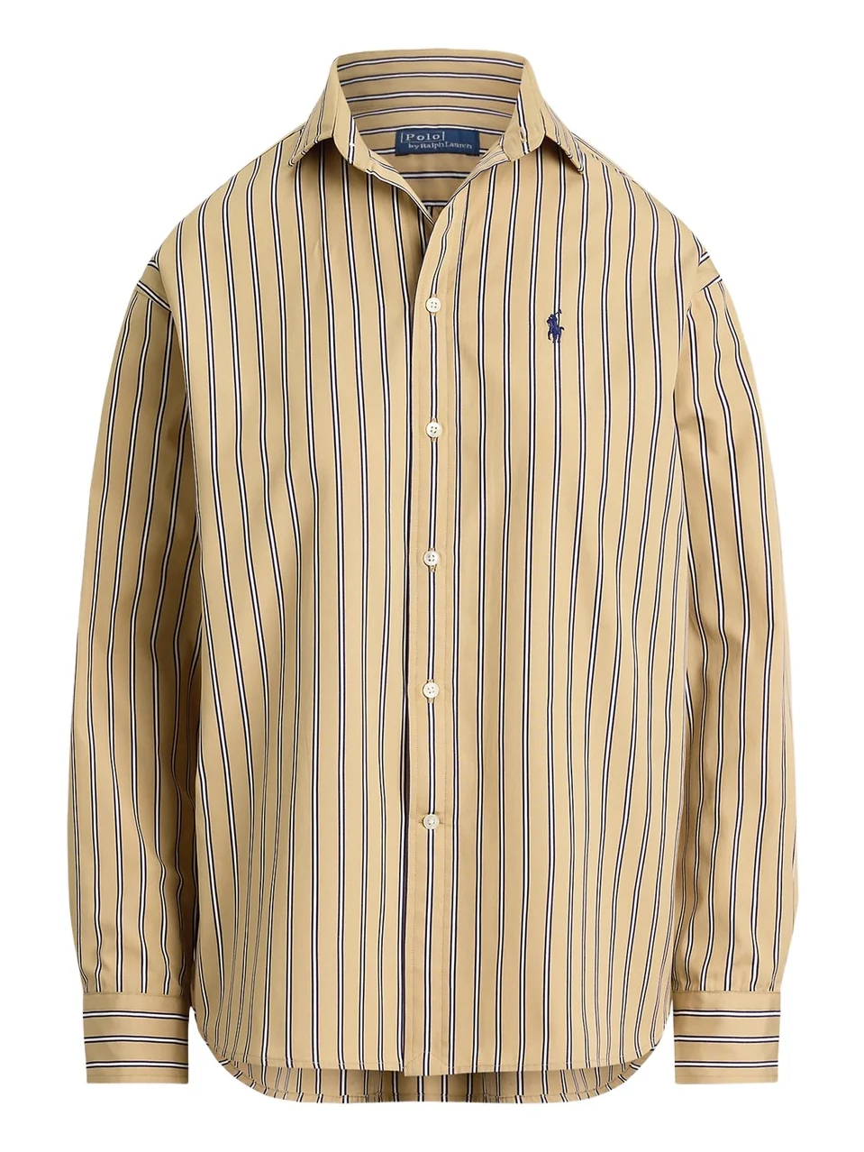 Women's Relaxed Fit Striped Cotton Shirt Women's Relaxed Fit Striped Cotton Shirt