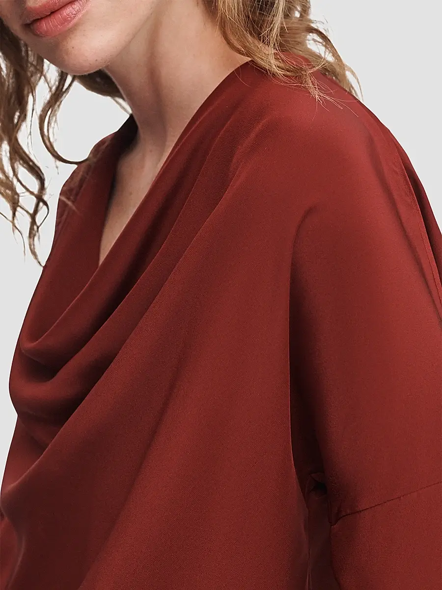 rag & bone Women's Vinnie Silk Blouse | Thumbnail 6 rag & bone Women's Vinnie Silk Blouse | Thumbnail 6