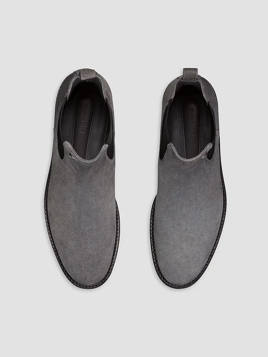 Stefano Ricci Men's Suede Chelsea Boots | Thumbnail 4 Stefano Ricci Men's Suede Chelsea Boots | Thumbnail 4