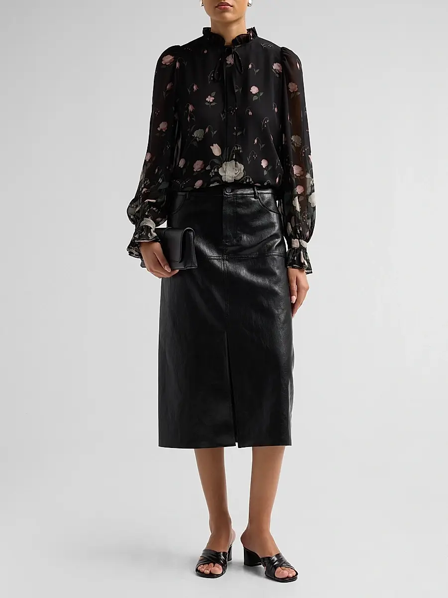 Kobi Halperin Women's Jack Floral Chiffon Blouse | Thumbnail 2 Kobi Halperin Women's Jack Floral Chiffon Blouse | Thumbnail 2