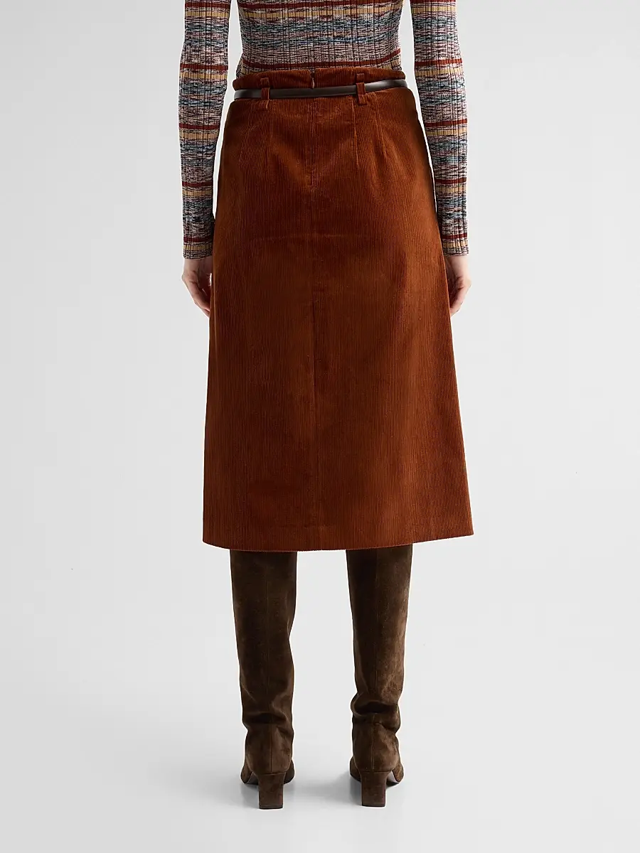 Veronica Beard Women's Alexie Corduroy Midi Skirt | Thumbnail 3 Veronica Beard Women's Alexie Corduroy Midi Skirt | Thumbnail 3
