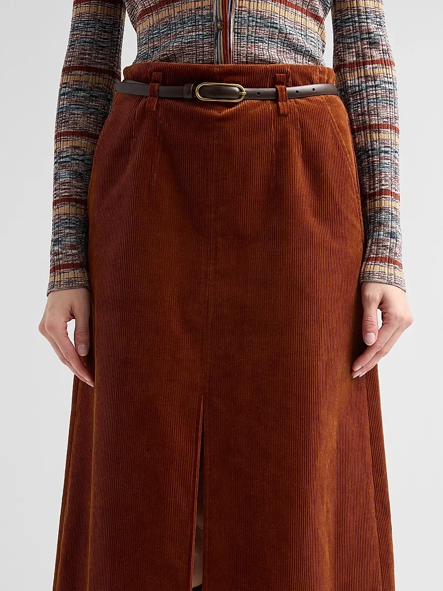 Veronica Beard Women's Alexie Corduroy Midi Skirt | Thumbnail 5 Veronica Beard Women's Alexie Corduroy Midi Skirt | Thumbnail 5