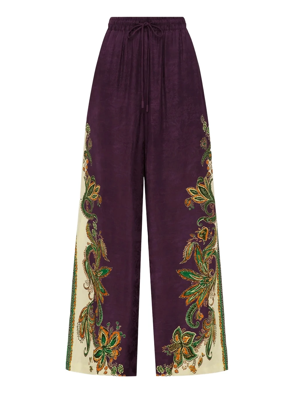 ALÉMAIS Women's Ruthie Paisley Wide-Leg Pants