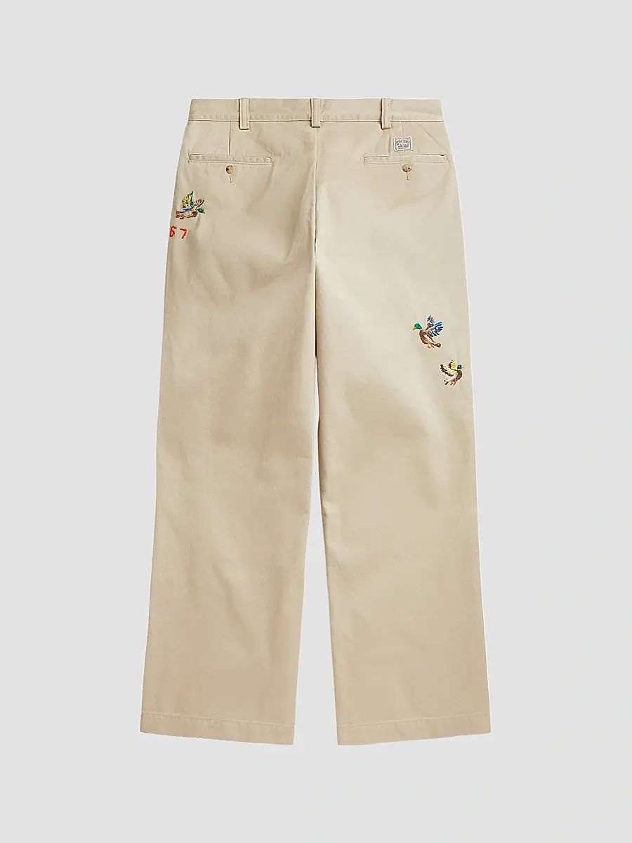 Polo Ralph Lauren Men's The Big Embroidered Chino Pants | Thumbnail 2 Polo Ralph Lauren Men's The Big Embroidered Chino Pants | Thumbnail 2