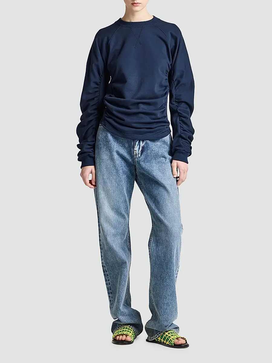 JW Anderson Women's Mid-Rise Straight Jeans | Thumbnail 2 JW Anderson Women's Mid-Rise Straight Jeans | Thumbnail 2