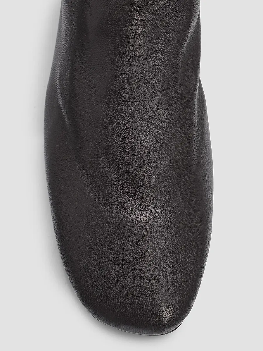 TOTEME Women's Contour Leather Ankle Boots | Thumbnail 6