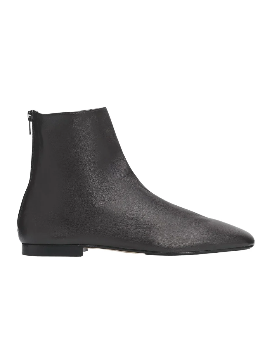 Women's Contour Leather Ankle Boots