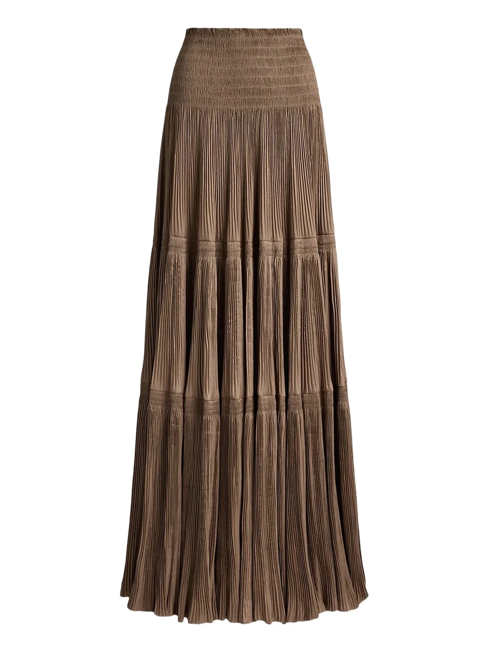 Women's Adeena Pleated Lamé Maxi Skirt Women's Adeena Pleated Lamé Maxi Skirt