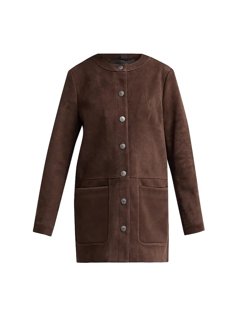 Kobi Halperin Women's Linda Suede Longline Coat