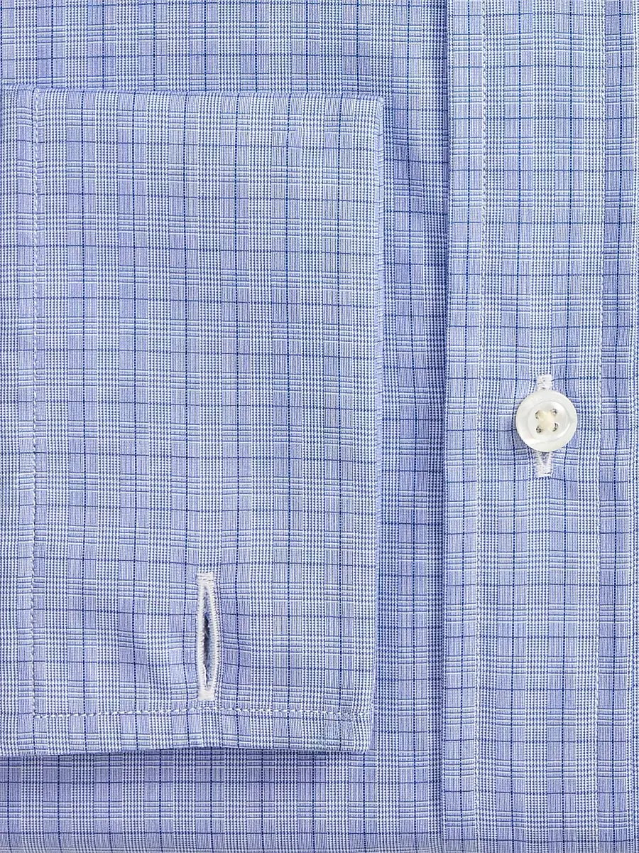 Polo Ralph Lauren Men's Custom-Fit Plaid French Cuff Shirt | Thumbnail 7 Polo Ralph Lauren Men's Custom-Fit Plaid French Cuff Shirt | Thumbnail 7