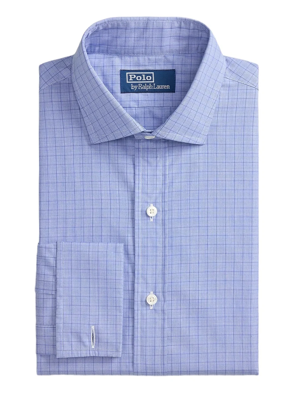 Polo Ralph Lauren Men's Custom-Fit Plaid French Cuff Shirt