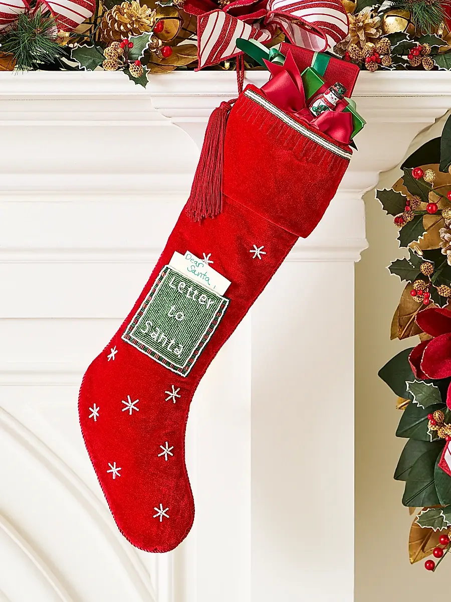 Sudha Pennathur Beaded Stocking Ornament | Thumbnail 2