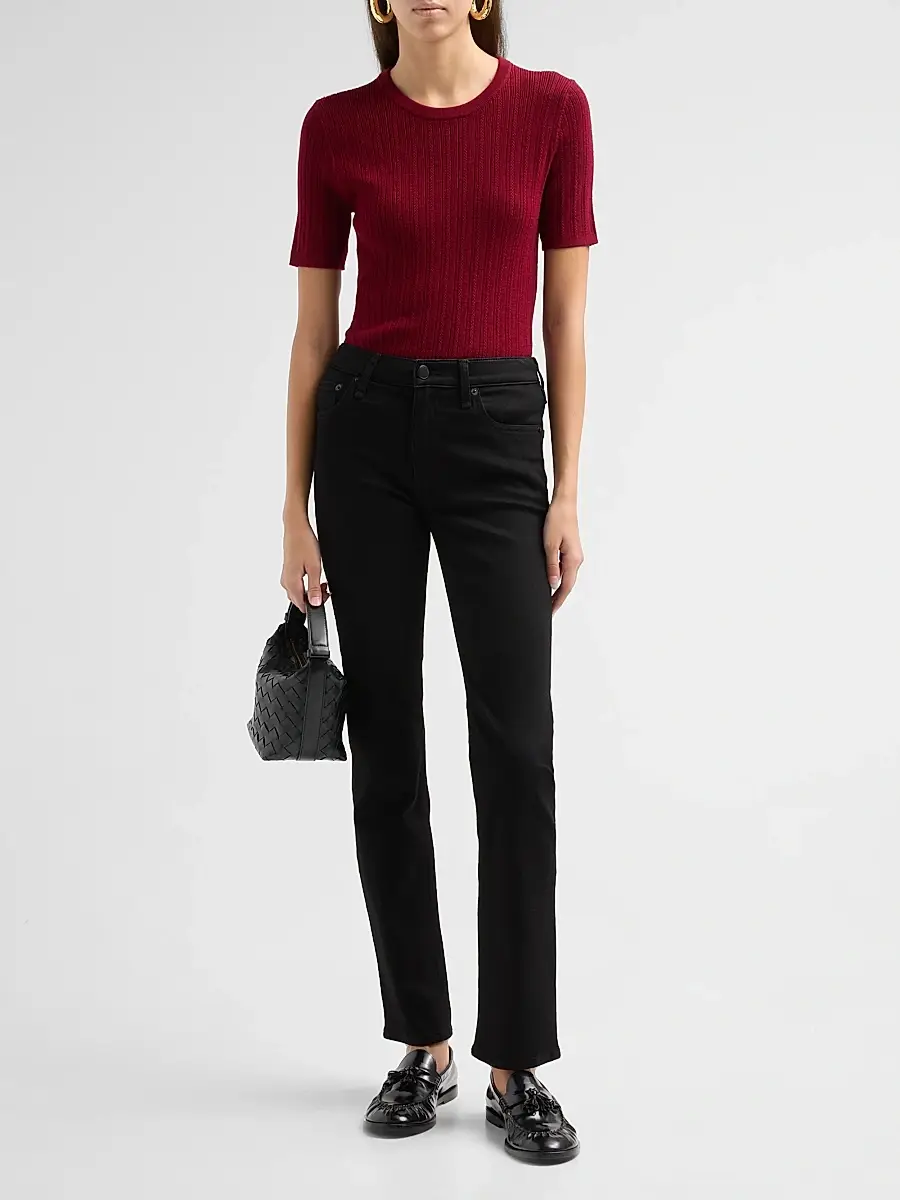 rag & bone Women's Rhodes Wool Pontelle-Knit Top | Thumbnail 2 rag & bone Women's Rhodes Wool Pontelle-Knit Top | Thumbnail 2