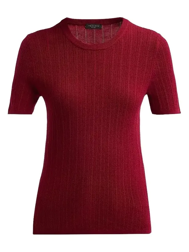 Women's Rhodes Wool Pontelle-Knit Top Women's Rhodes Wool Pontelle-Knit Top