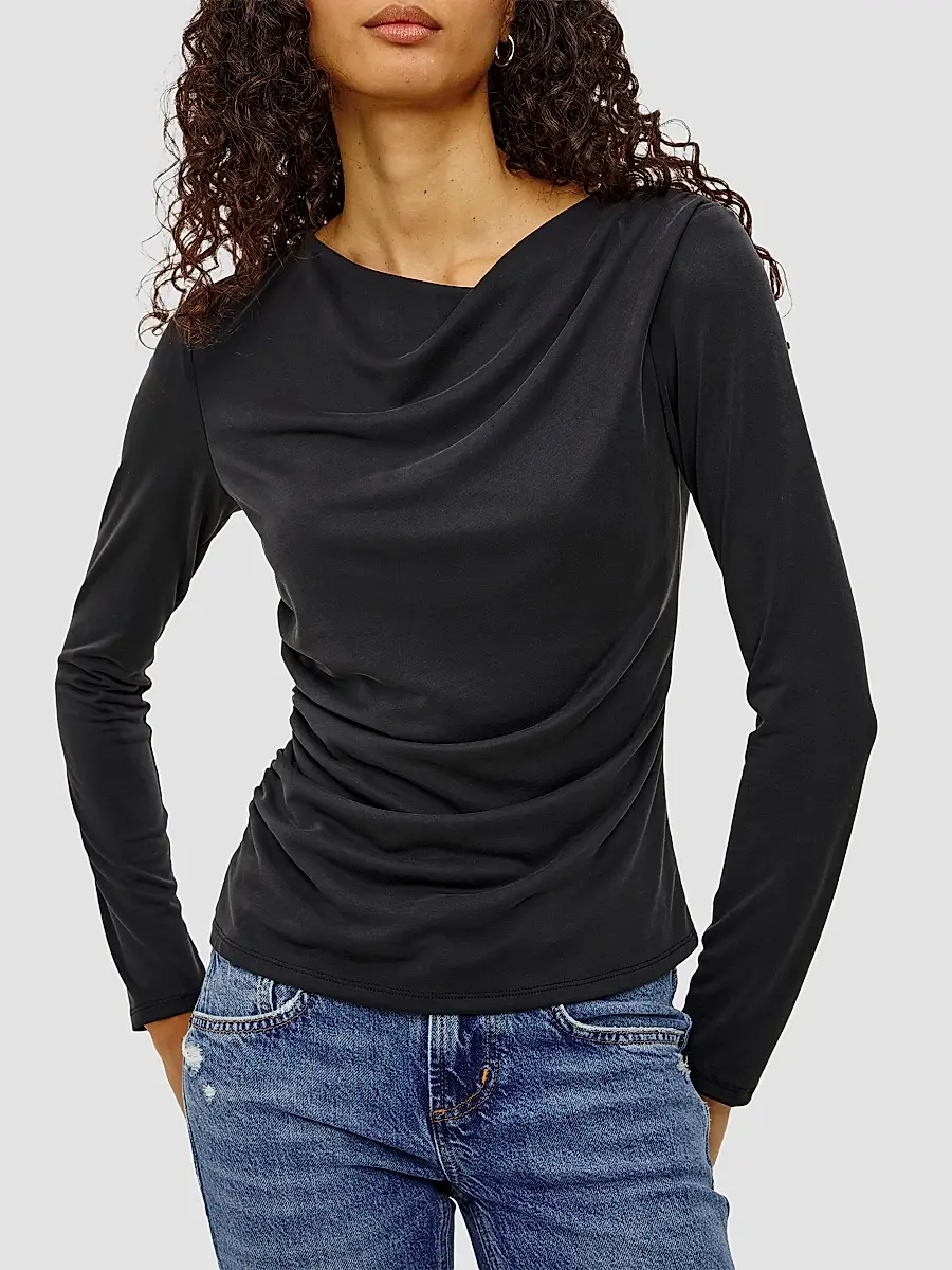 RAILS Women's Issel Draped Long-Sleeve Top | Thumbnail 4 RAILS Women's Issel Draped Long-Sleeve Top | Thumbnail 4