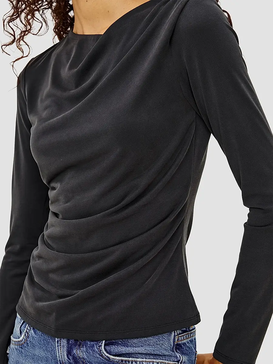 RAILS Women's Issel Draped Long-Sleeve Top | Thumbnail 5 RAILS Women's Issel Draped Long-Sleeve Top | Thumbnail 5