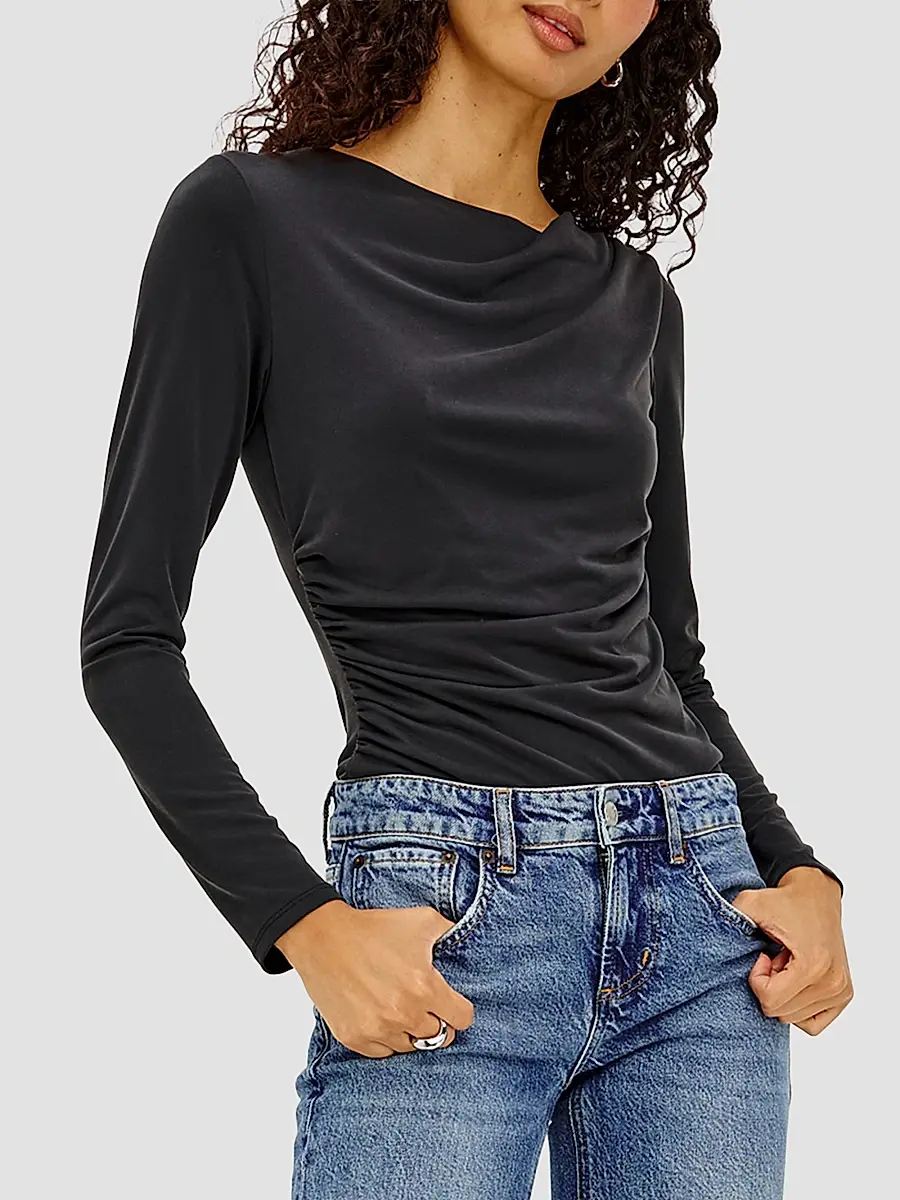 RAILS Women's Issel Draped Long-Sleeve Top | Thumbnail 6 RAILS Women's Issel Draped Long-Sleeve Top | Thumbnail 6