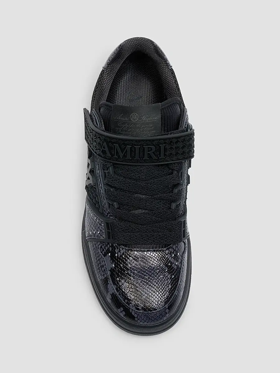 AMIRI Men's Printed Python Skel Low-Top Sneakers | Thumbnail 3 AMIRI Men's Printed Python Skel Low-Top Sneakers | Thumbnail 3