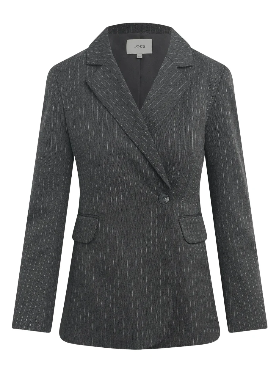 Women's Mecah Pinstripe Double-Breasted Blazer Women's Mecah Pinstripe Double-Breasted Blazer
