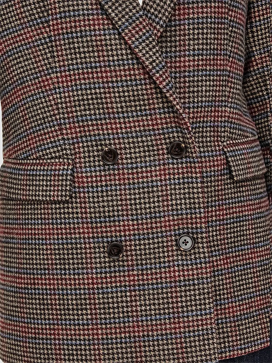 RAILS Women's Jac Houndstooth Double-Breasted Blazer | Thumbnail 5 RAILS Women's Jac Houndstooth Double-Breasted Blazer | Thumbnail 5