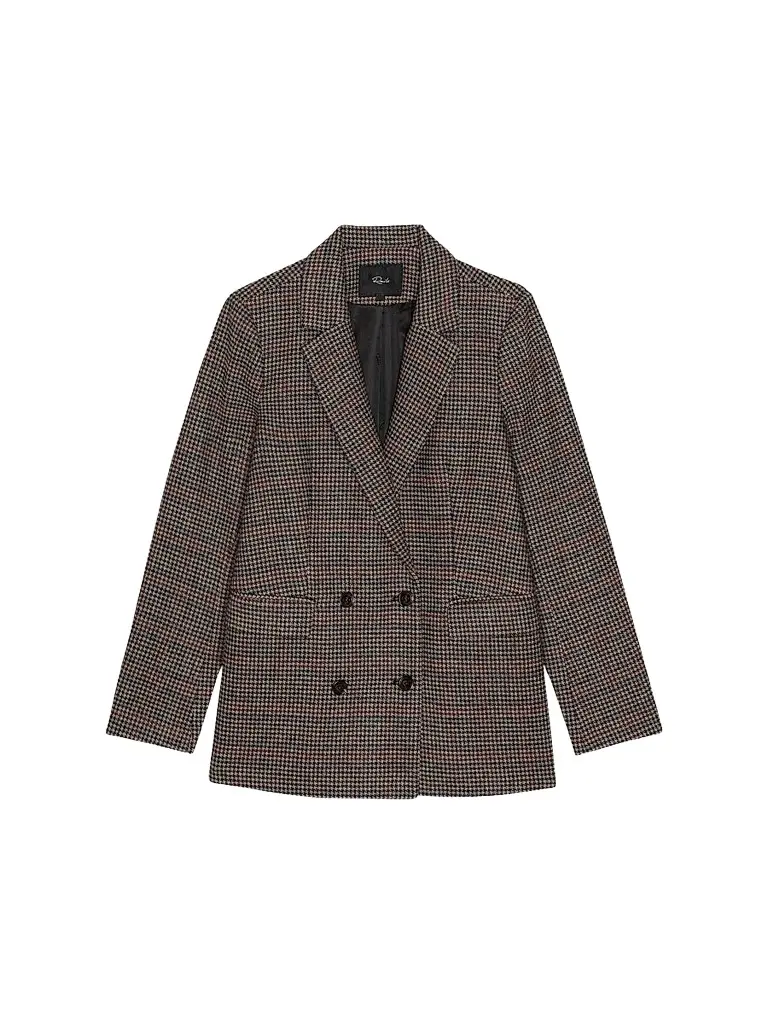 RAILS Women's Jac Houndstooth Double-Breasted Blazer