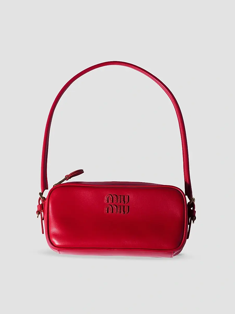 Miu Miu Women's Leather Pouch | Thumbnail 2 Miu Miu Women's Leather Pouch | Thumbnail 2