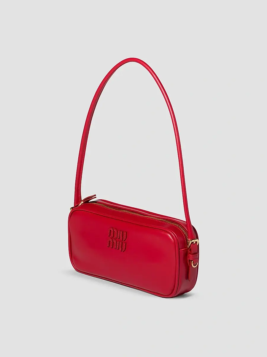 Miu Miu Women's Leather Pouch | Thumbnail 3 Miu Miu Women's Leather Pouch | Thumbnail 3